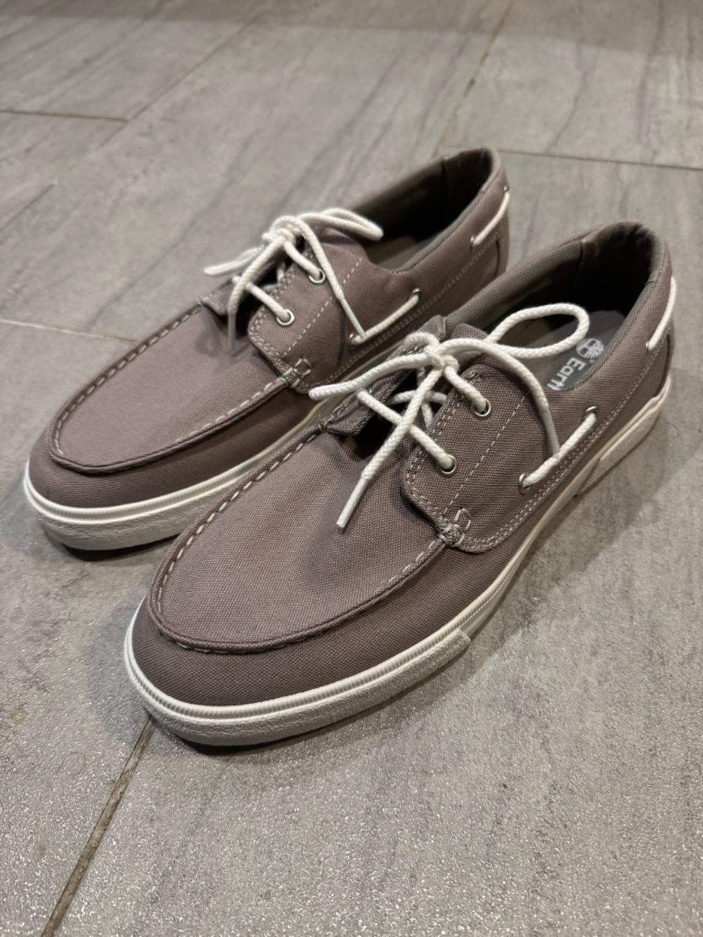 Timberland Earthkeepers Men's Tencel Canvas Boat Shoes NWOB Size 10.5 NEW